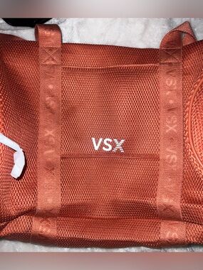 VSX Rust Mesh Tote with Branded Webbing Handles